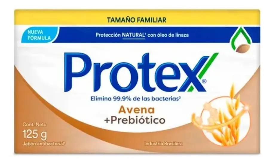 Jabon Barra Protex Avena + Prebiotico  125 G